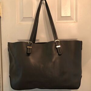 Kenneth Cole Reaction Gray PVC Tote Bag